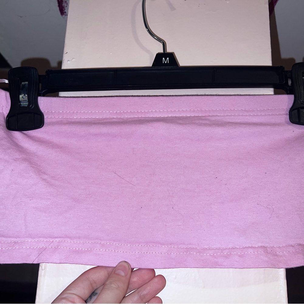 Pink tube top